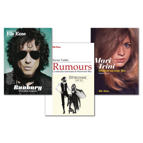 OFERTA · "Cuadernos nº 40" + "Rumours" + "Mari Trini"