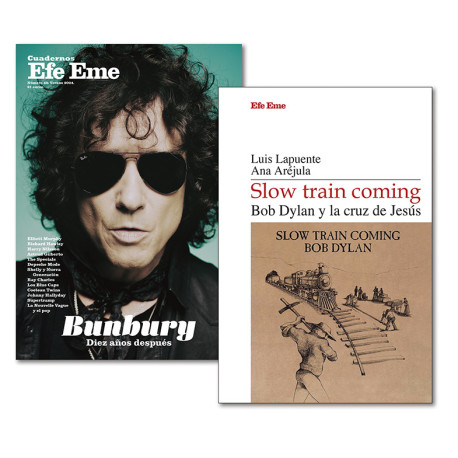 OFERTA · "Cuadernos nº 40" + "Slow train coming"