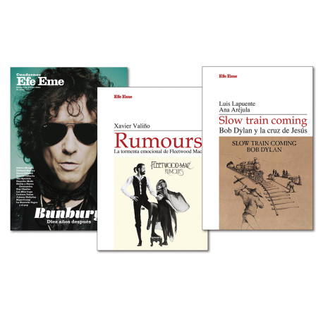 OFERTA · "Cuadernos nº 40" + "Slow train coming" + "Rumours"