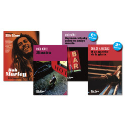 OFERTA · "Cuadernos nº 41" + "Sinatra" + "Derrama whisky sobre tu amigo muerto" + "A un gancho de la gloria"