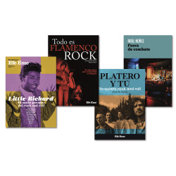 OFERTA · "Cuadernos nº 43" + "Todo es flamento rock" + "Platero y Tú" + "Fuera de combate"