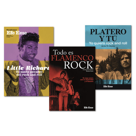 OFERTA · "Cuadernos nº 43" + "Todo es flamenco rock" + "Platero y Tú"