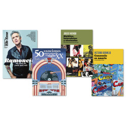 OFERTA · “Cuadernos nº 45” + "50 canciones..." + “Malditos, heterodoxos y alucinados” + “Conocerlo es amarlo”