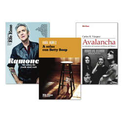 OFERTA · “Cuadernos nº 45” + "A solar con Betty Boop" + "Avalancha. Los demonios de la memoria de Héroes del Silencio"