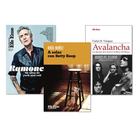 OFERTA · “Cuadernos nº 45” + "A solar con Betty Boop" + "Avalancha. Los demonios de la memoria de Héroes del Silencio"
