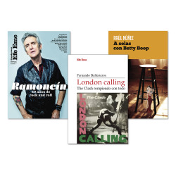 OFERTA · “Cuadernos nº 45” + "London calling. The Clash rompiendo con todo" + "A solas con Betty Boop"