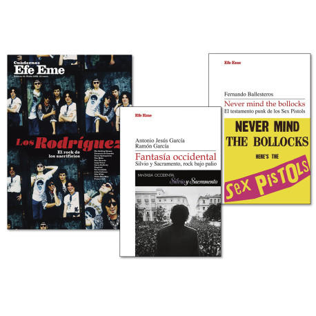 OFERTA · “Cuadernos nº 49” + "Fantasía Occidental" + "Never mind the bollocks"